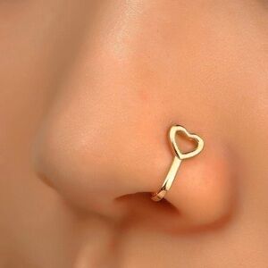 Heart Nose Ring